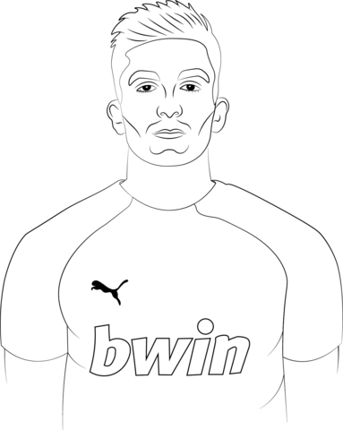 Ferran Torres Garcia Coloring Page